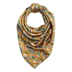 Wild Rags Feathers Ladies Silk Scarf