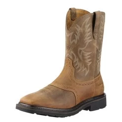Ariat Sierra Aged Bark Square Toe Mens Work Boot