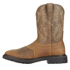 Ariat Sierra Aged Bark Square Toe Mens Work Boot 11 Ariat Sierra Aged Bark Square Toe Mens Work Boot -Horse Care 10010148 c1109 alt4 nvaju6aeuzdvqpbq
