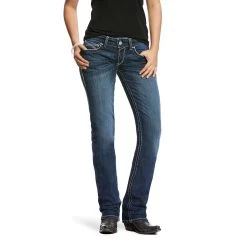 Ariat REAL Ivy Stretch Stackable Straight Leg Ladies Jean -Horse Care 10024300 c1131 alt2 rql5c63jfjr9zzgv