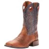 Ariat Sport Sidebet Distressed Brown Mens Western Boot