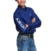 Ariat TEAM Logo Long Sleeve Boys Western Shirt -Horse Care 10030164 c1159 s71e70ehpzzyukcg