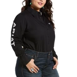 Ariat Team Kirby Stretch Ladies Western Shirt -Horse Care 10033034 c1105 alt2 pge0xswe1rtnme4q