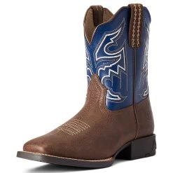 Ariat Sorting Pen Youth Western Boot - Adobe