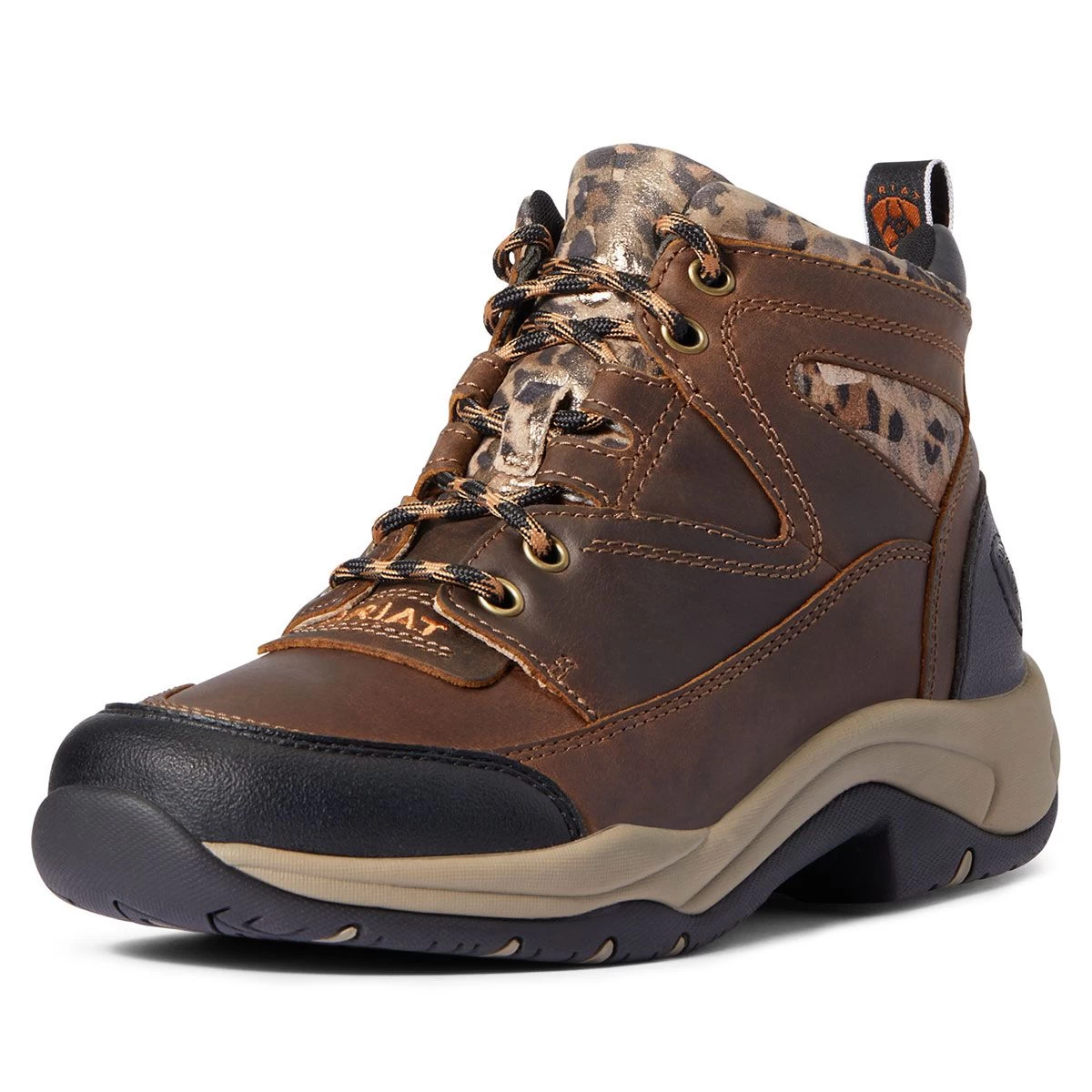 Ariat Terrain Brown Cheetah Ladies Endurance Shoe 3 Ariat Terrain Brown Cheetah Ladies Endurance Shoe