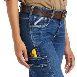 Ariat Rebar Riveter Straight Leg Ladies Jeans -Horse Care 10039142 c1131 alt2 9gk6zd13urq0rrjq