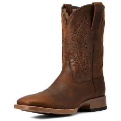 Ariat Rowder Venttek 360 Mens Western Boot- Mack Brown