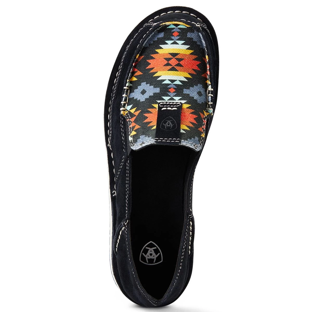 Ariat Deepest Aztec Ladies Cruiser - Black Suede 4 Ariat Deepest Aztec Ladies Cruiser - Black Suede - Image 2