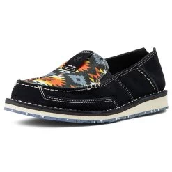 Ariat Deepest Aztec Ladies Cruiser - Black Suede