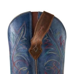 Ariat Round Up Stretchfit Ladies Western Boot- Metallic Navy -Horse Care 10040422 c1109 alt3 d3hcxgdgwd1eyqyx