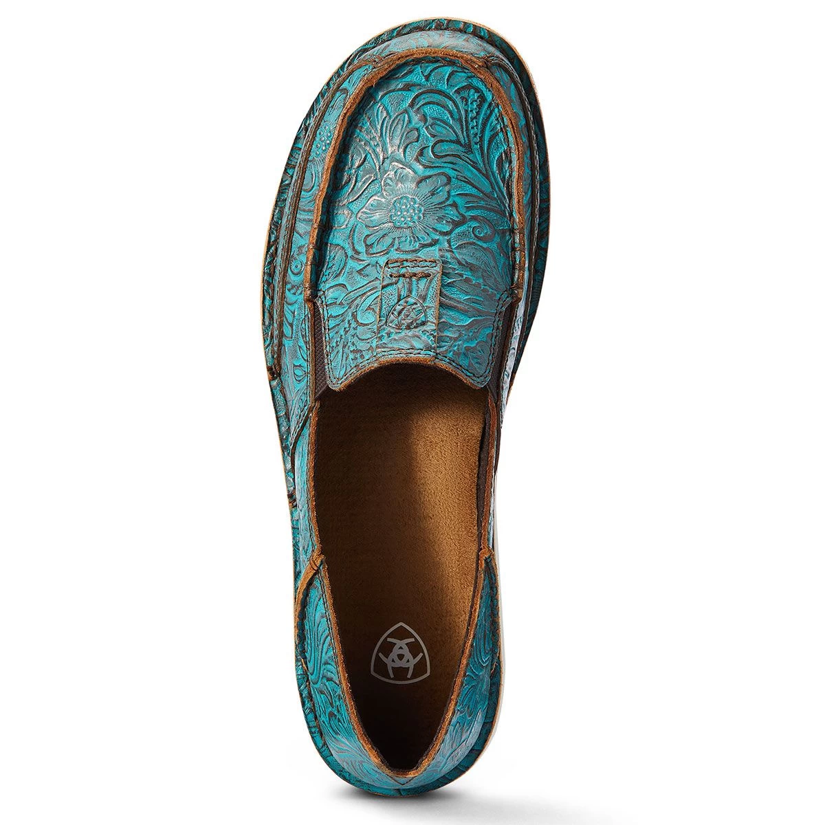Ariat Cruiser Ladies Casual Shoe - Brushed Turquoise Floral 5 Ariat Cruiser Ladies Casual Shoe - Brushed Turquoise Floral - Image 3