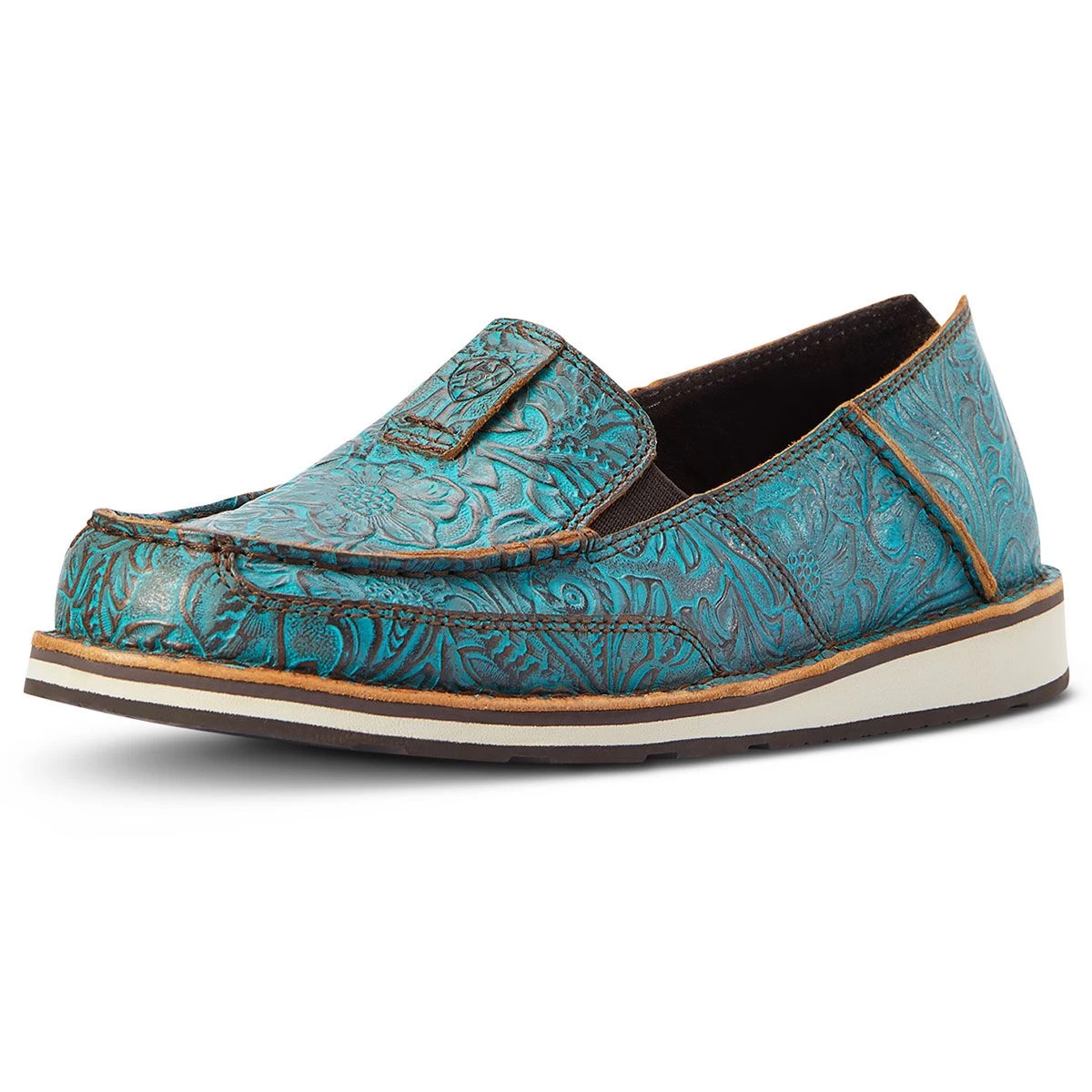 Ariat Cruiser Ladies Casual Shoe - Brushed Turquoise Floral 3 Ariat Cruiser Ladies Casual Shoe - Brushed Turquoise Floral