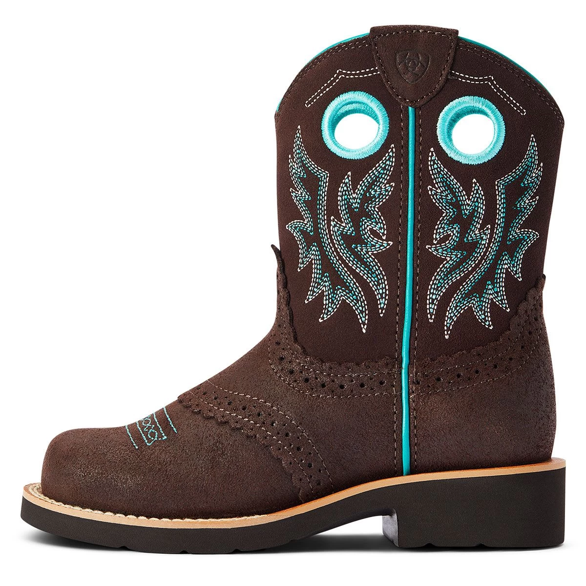 Ariat Fatbaby Cowgirl Youth Western Boot - Royal Chocolate 4 Ariat Fatbaby Cowgirl Youth Western Boot - Royal Chocolate - Image 2