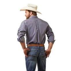 Ariat Solid Pinpoint Oxford Classic Fit Mens Western Shirt -Horse Care 10043583 c1125 alt3 adijrt9mwz5n5fdp