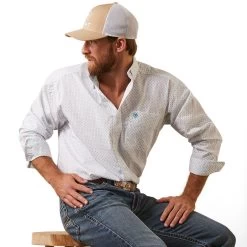 Ariat Kaine Classic Fit Mens Western Shirt -Horse Care 10043637 c1172 alt2 a5cftpjvzaj3ziq4