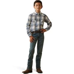Ariat Haston Retro Snap Boys Western Shirt -Horse Care 10043717 c1131 alt3 c83y9xnhv7jjqjc8