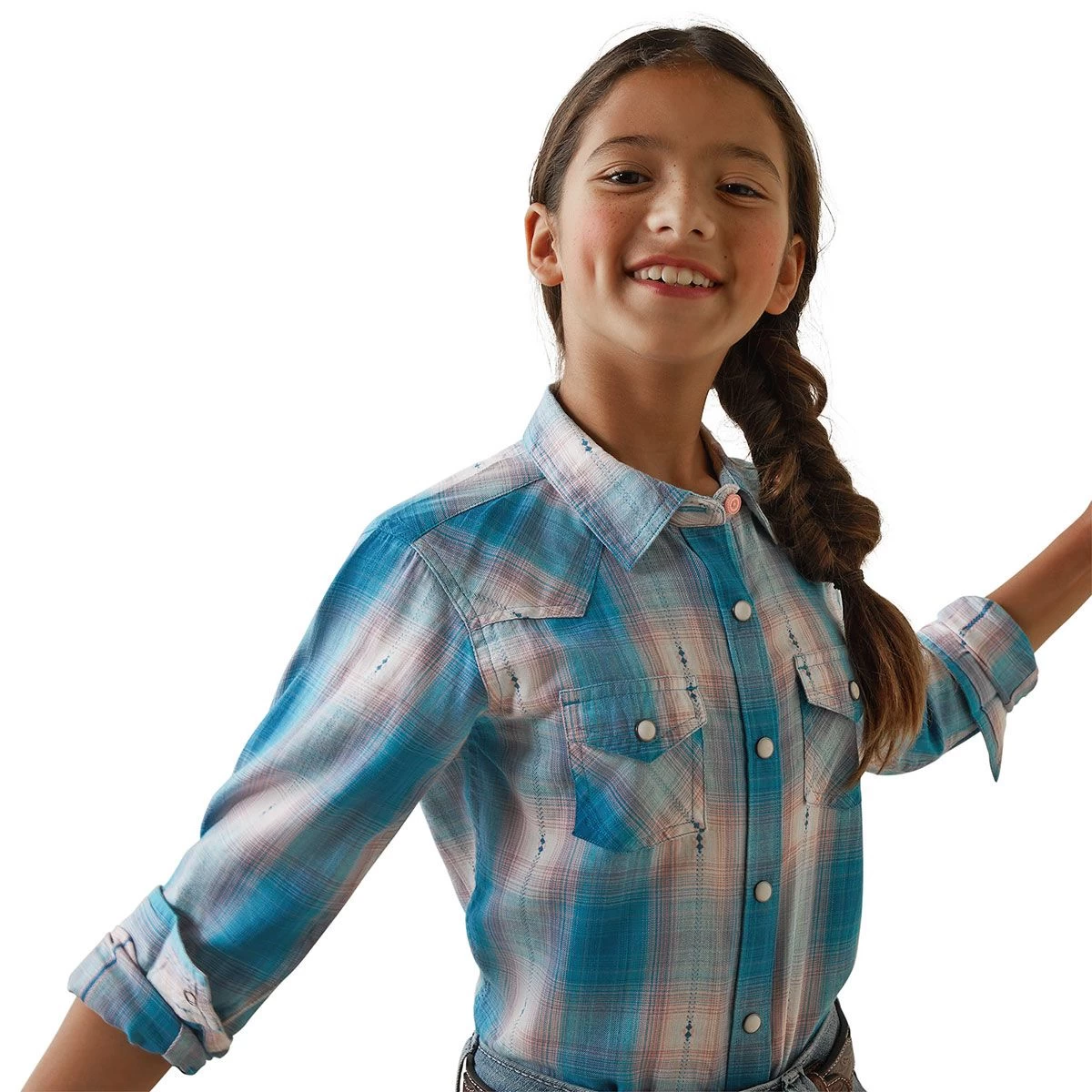 Ariat Idabel Snap Girls Western Shirt 4 Ariat Idabel Snap Girls Western Shirt - Image 2
