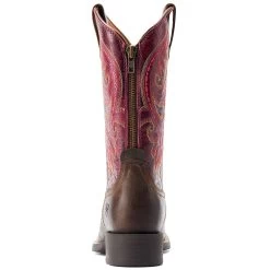Ariat Round Up Back Zip Ladies Western Boot - Raspberry -Horse Care 10044433 c1110 alt2 wgf3zbbphclfpwan