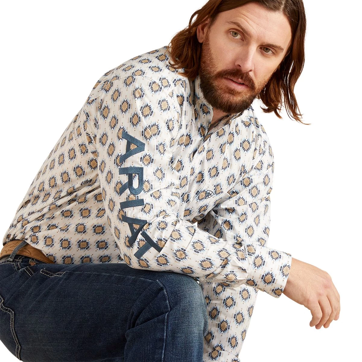 Ariat Team Warner Long Sleeve Mens Western Shirt 5 Ariat Team Warner Long Sleeve Mens Western Shirt - Image 3