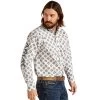 Ariat Team Warner Long Sleeve Mens Western Shirt -Horse Care 10046328 c1172 faa6t5gj3ajoxygy