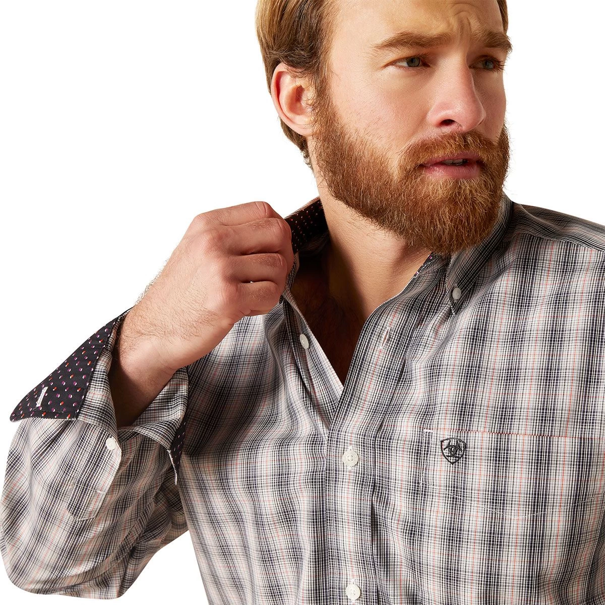 Ariat Vahn Wrinkle Free Long Sleeve Mens Western Shirt 5 Ariat Vahn Wrinkle Free Long Sleeve Mens Western Shirt - Image 3