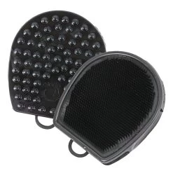 Epona Gummy Mitt Black Groomer