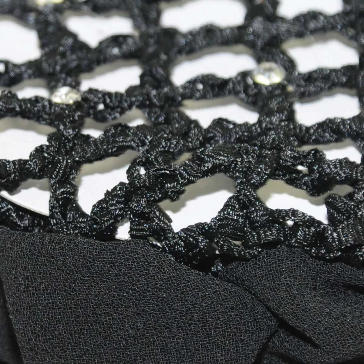 Hair Net Scrunchie With Rhinestones 4 Hair Net Scrunchie With Rhinestones - Image 2