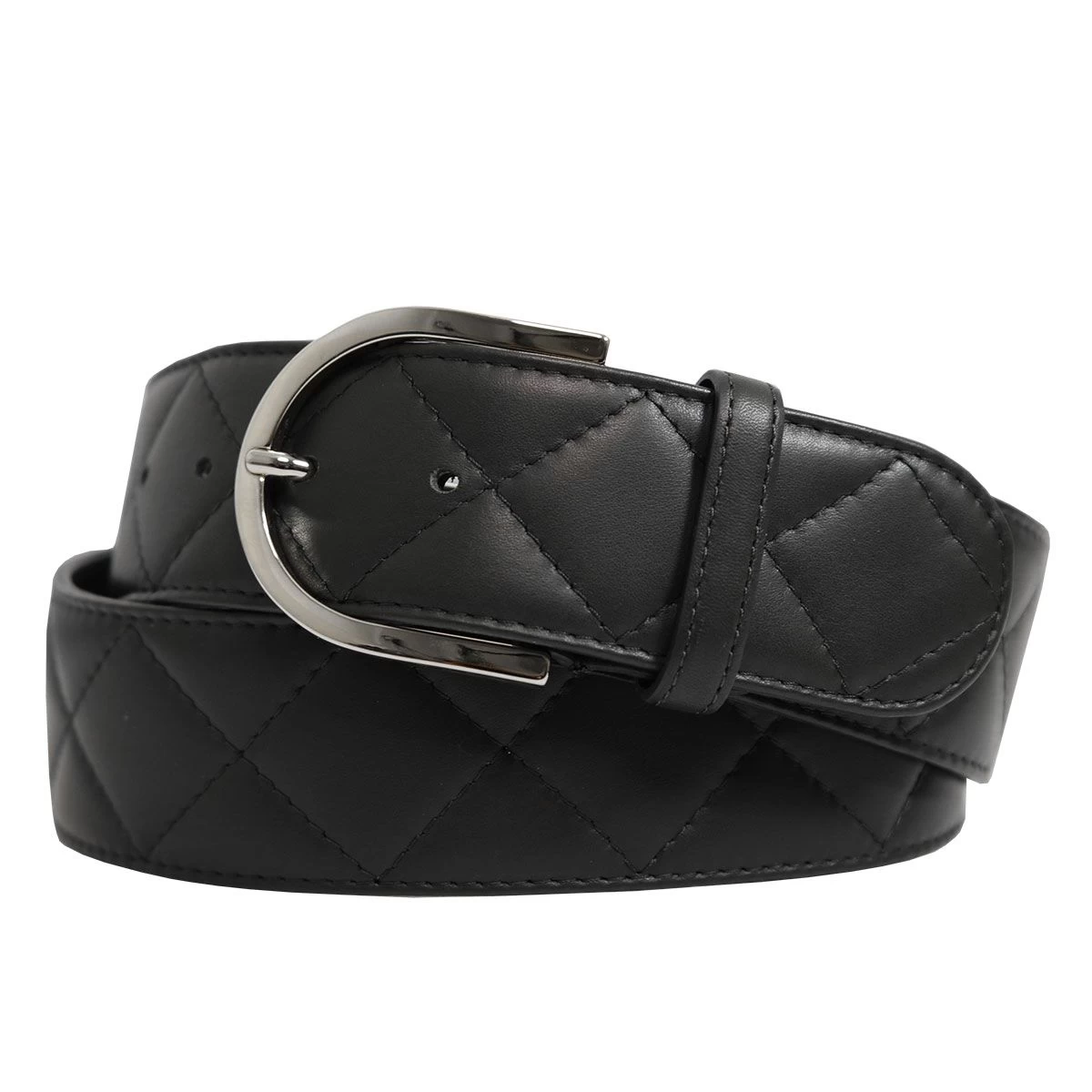The Tailored Sportsman Quilted C Leather Belt 3 The Tailored Sportsman Quilted C Leather Belt