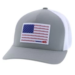 Hooey Liberty Roper Grey Flexfit Cap