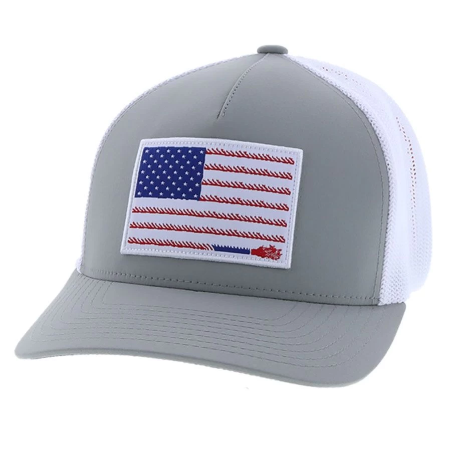 Hooey Liberty Roper Grey Flexfit Cap 3 Hooey Liberty Roper Grey Flexfit Cap