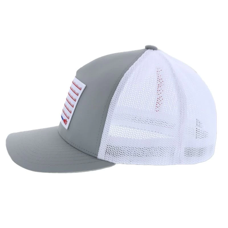 Hooey Liberty Roper Grey Flexfit Cap 4 Hooey Liberty Roper Grey Flexfit Cap - Image 2