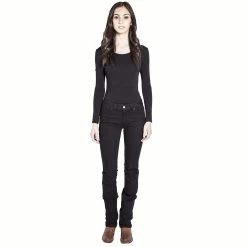 Kimes Ranch Kimes Ladies Betty Black Modest Boot Cut Jeans