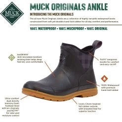 Muck Boot Company Muck Originals Ladies Ankle Boot 13 Muck Boot Company Muck Originals Ladies Ankle Boot -Horse Care 2000aw c1105 alt5 jbjoczjd5sq2ckrs