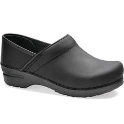 Dansko Professional Oiled Black Ladies Clog