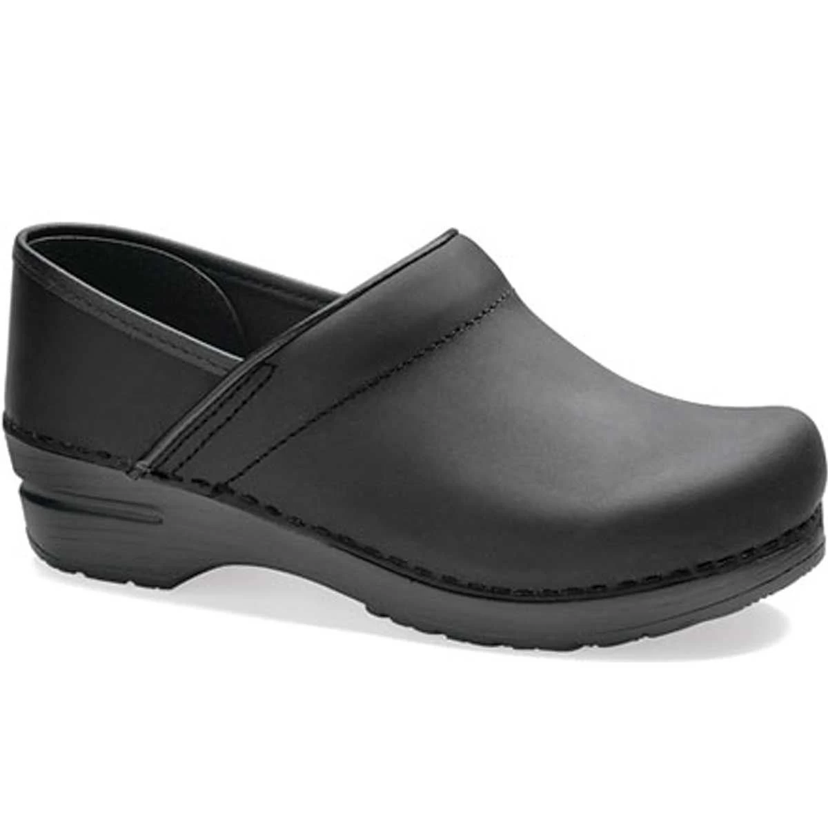 Dansko Professional Oiled Black Ladies Clog 3 Dansko Professional Oiled Black Ladies Clog