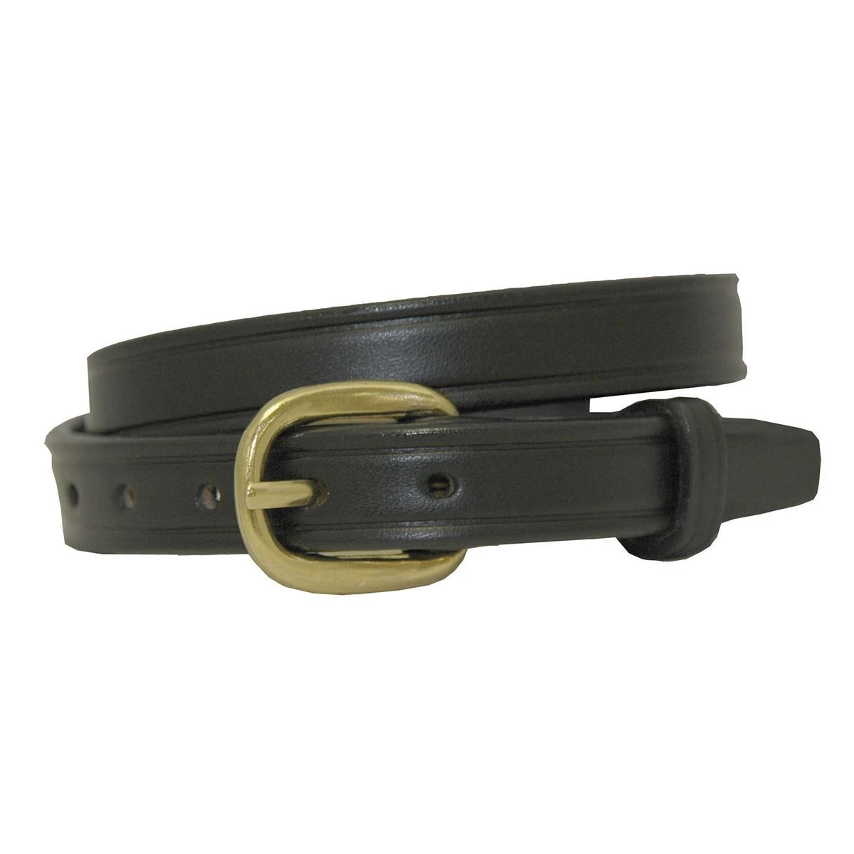 English Bridle Leather .75 Inch Belt 3 English Bridle Leather .75 Inch Belt