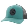 Hooey Blush Teal Trucker Hat