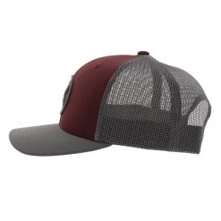 Hooey O Classic Burgundy Trucker Baseball Cap -Horse Care 2209t magy c1110 alt2 aa5kypqfupurximh