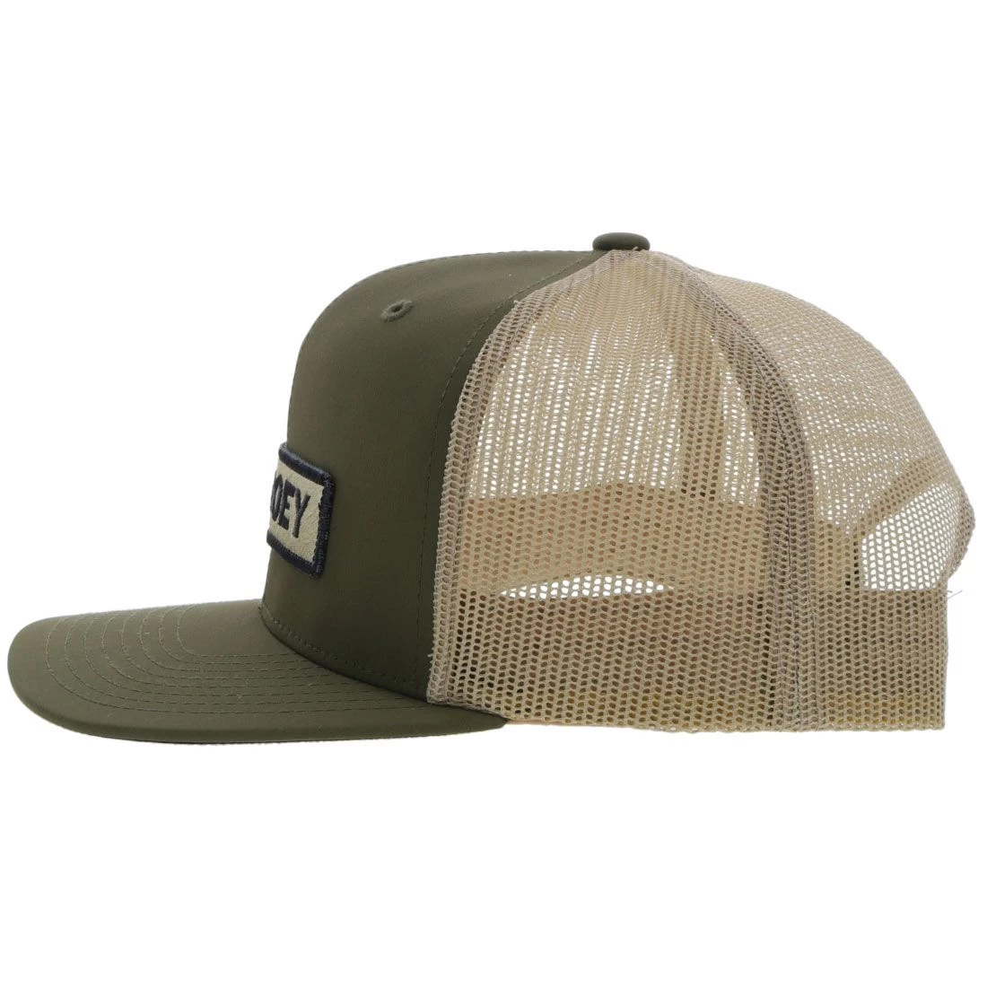 Hooey Lock-Up Trucker Baseball Cap - Olive 4 Hooey Lock-Up Trucker Baseball Cap - Olive - Image 2