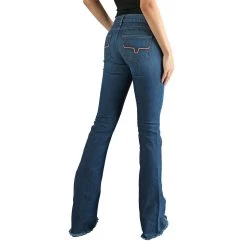 Kimes Ranch Kimes Lola Raw Hem Ladies Jeans - Wide Flare -Horse Care 22lola r c1131 alt3 vnrb7rhozuxqzqfi