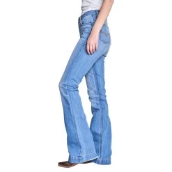 Kimes Ranch Kimes Jennifer Sugar Fade Ladies Jeans - Distressed Flare -Horse Care 22sugar f c1131 alt3