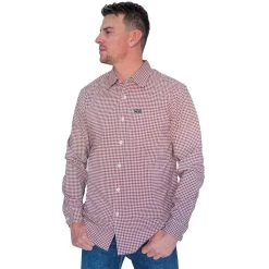 Kimes Ranch Kimes Welton Mini Check Mens Western Shirt