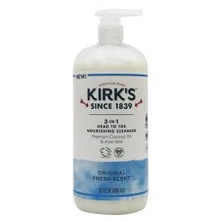 Kirks 3-in-1 Head To Toe Nourishing Cleanser 32 Oz