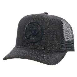 Hooey Strap Roughy Black Youth Hat