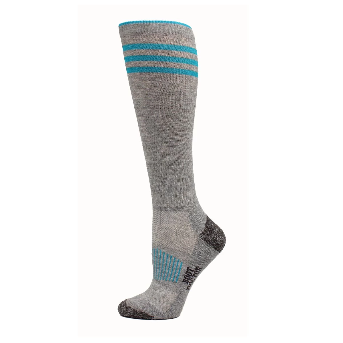 Boot Doctor Over-the-Calf Ladies Boot Sock Grey - 2pk 3 Boot Doctor Over-the-Calf Ladies Boot Sock Grey - 2pk