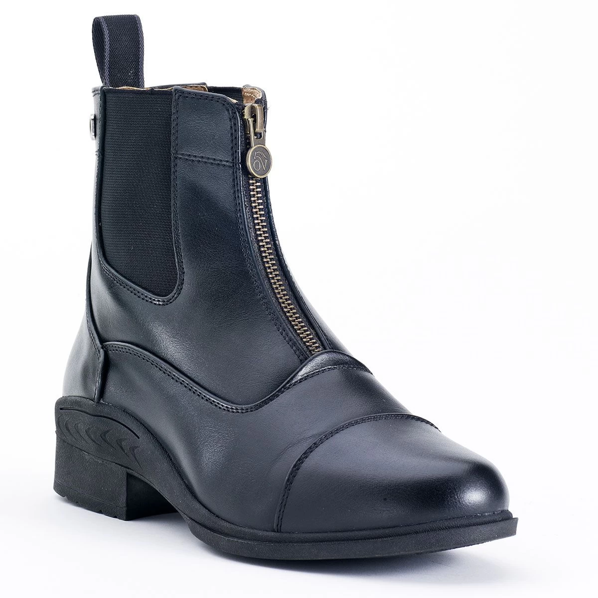 Ovation Quantum Zip Ladies Paddock Boot Black 3 Ovation Quantum Zip Ladies Paddock Boot Black