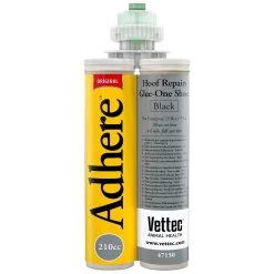 Vettec Adhere Black Glue On Shoe Material 210 Cc Cartridge