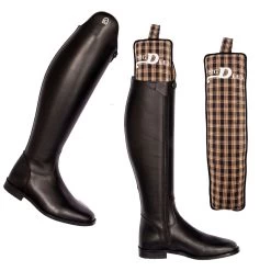Posh Pony Boot Stuffer - Logo Plaid