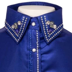 Azure Ladies Western Show Blouse 8 Azure Ladies Western Show Blouse -Horse Care 70020r r c1159 alt2 tbhdwzq5cmahdm3q
