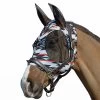 Weatherbeeta Deluxe Stretch Bug Eye Saver With Ears - Diamond Navajo Print 2 Weatherbeeta Deluxe Stretch Bug Eye Saver With Ears - Diamond Navajo Print -Horse Care 73067w c1105